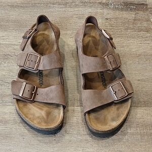 Birkenstock Brown Leather Sandals